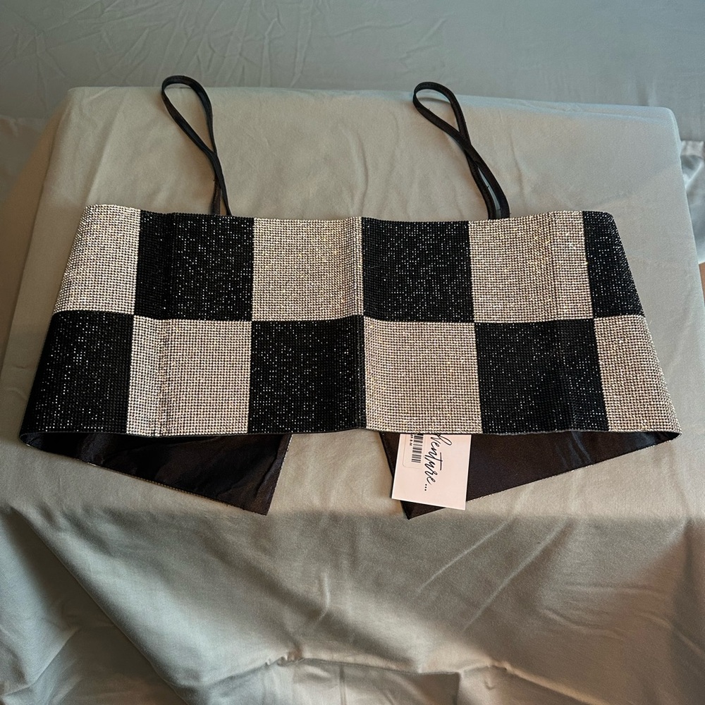 12th Tribe Shira black and silver checkers